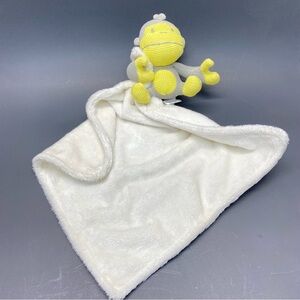 Baby Bum Monkey Security Blanket Plush Knit Monkey Attached to Lovey Soft Toy